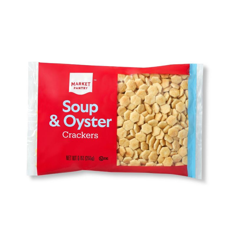 slide 1 of 3, Soup and Oyster Crackers - 9oz - Market Pantry™, 9 oz