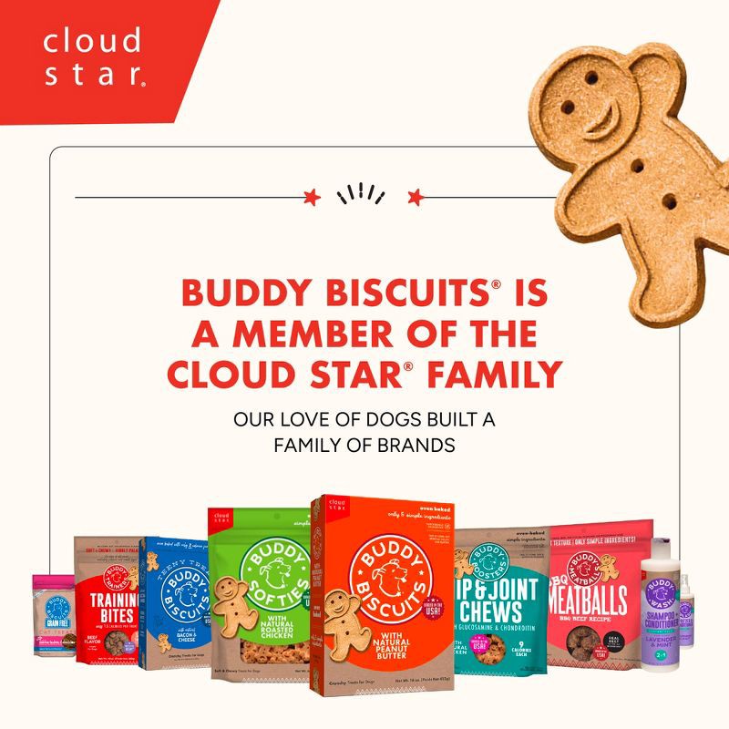 slide 9 of 10, Buddy Biscuits Oven Baked Crunchy Peanut Butter Dog Treats - 2lb, 2 lb