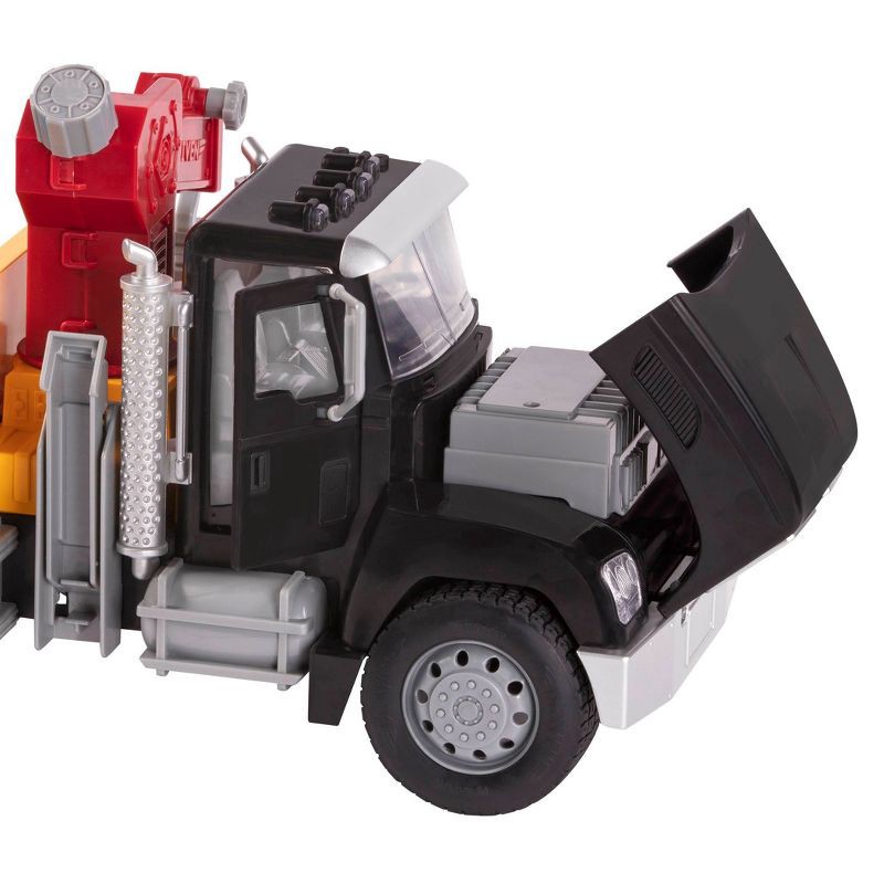 slide 6 of 8, DRIVEN by Battat – Large Toy Tow Truck with Car and Crane Arm, 1 ct
