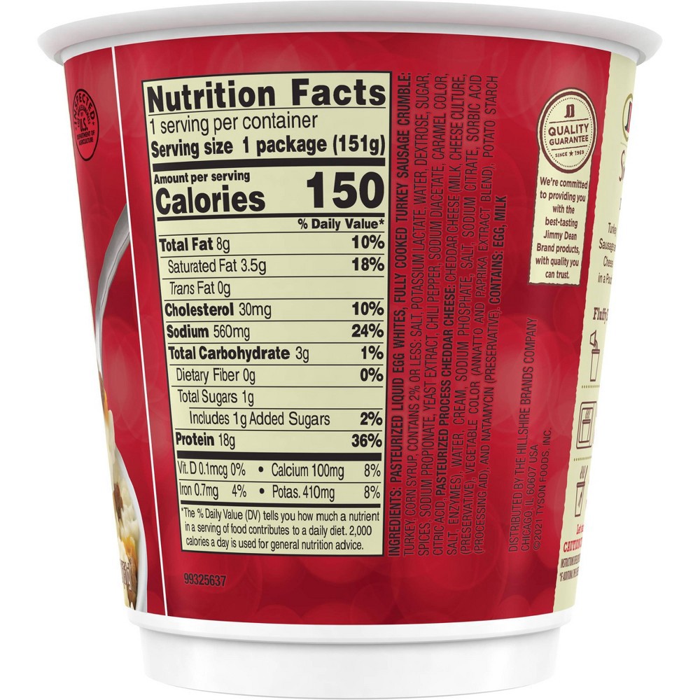 Jimmy Dean Simple Scrambles Turkey Sausage 5.35 oz Shipt