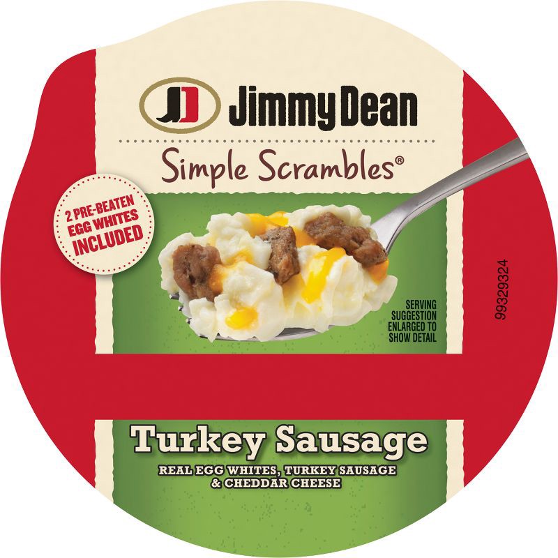slide 2 of 5, Jimmy Dean Simple Scrambles Turkey Sausage - 5.35oz, 5.35 oz