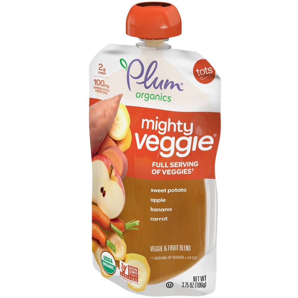 Plum Organics Mighty Veggie Sweet Potato Apple Banana