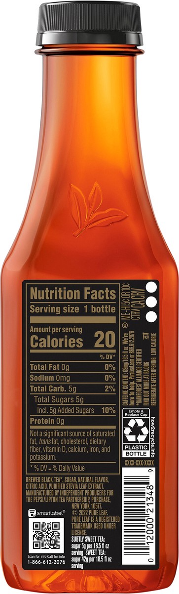 slide 4 of 4, Pure Leaf Brewed Tea,