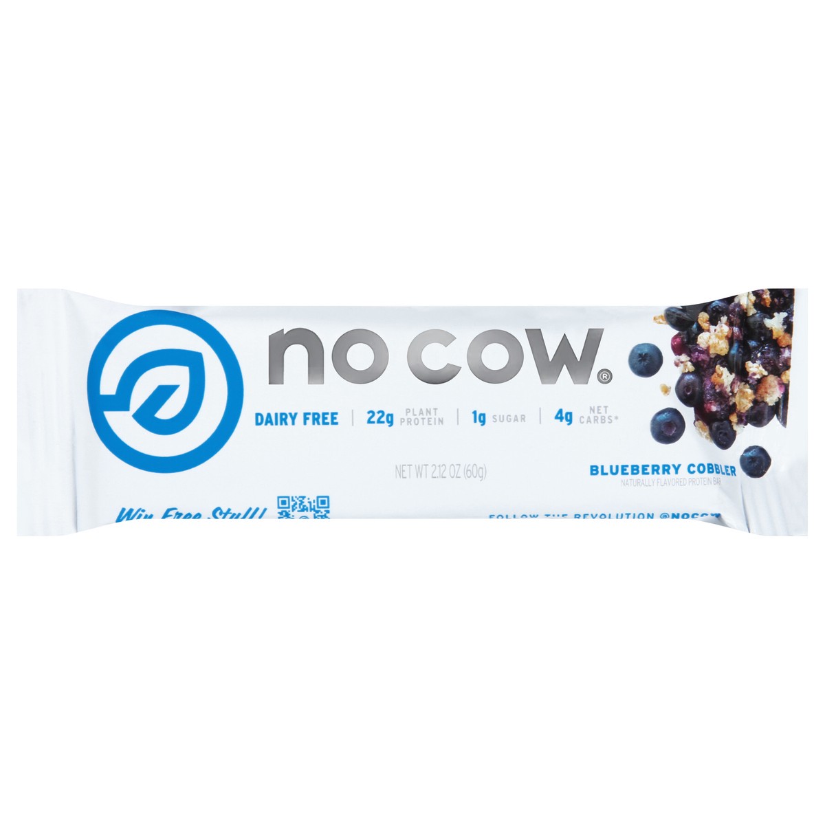 slide 1 of 11, No Cow Blueberry Cobbler Protein Bar 2.12 oz, 2.12 oz