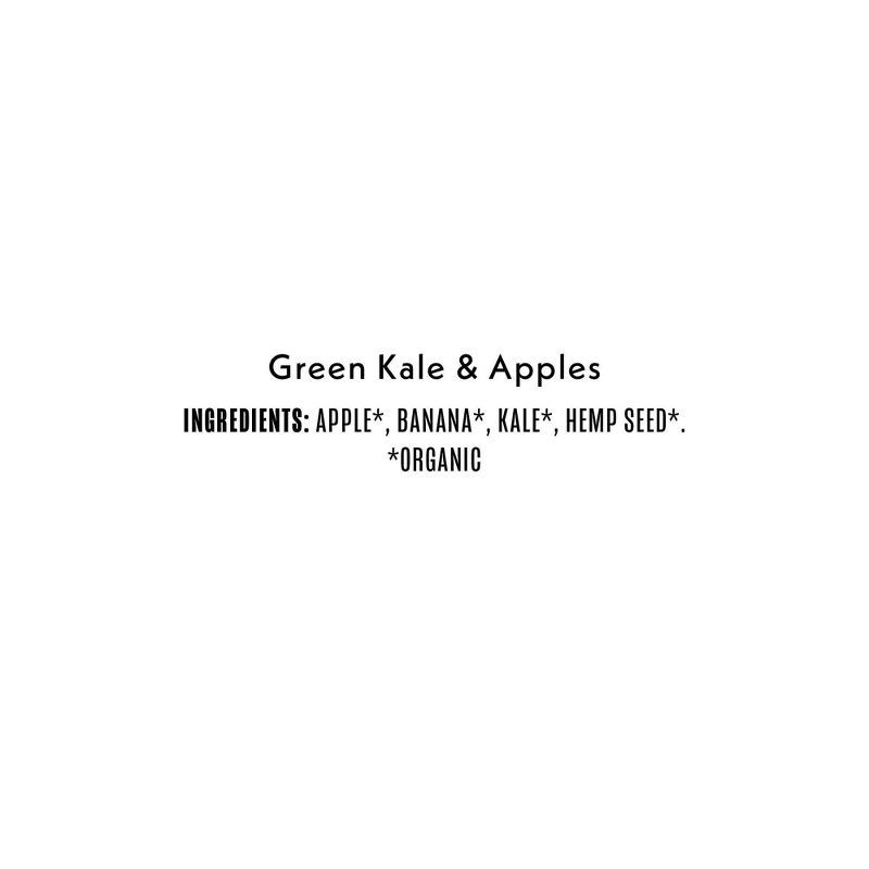 slide 6 of 6, Once Upon a Farm Green Kale & Apples Organic Kids' Snack - 3.2oz Pouch, 3.2 oz