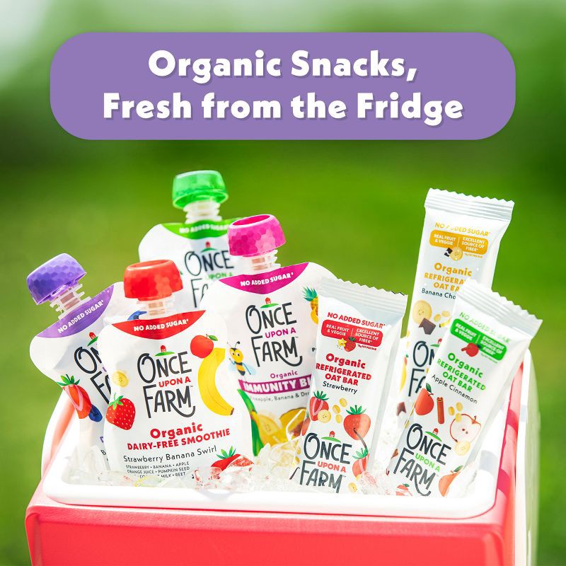 slide 9 of 10, Once Upon a Farm Berry Berry Organic Dairy-Free Kids' Smoothie - 4oz Pouch, 4 oz