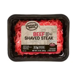 Demakes Bros. Shaved Beef Steak - 14oz