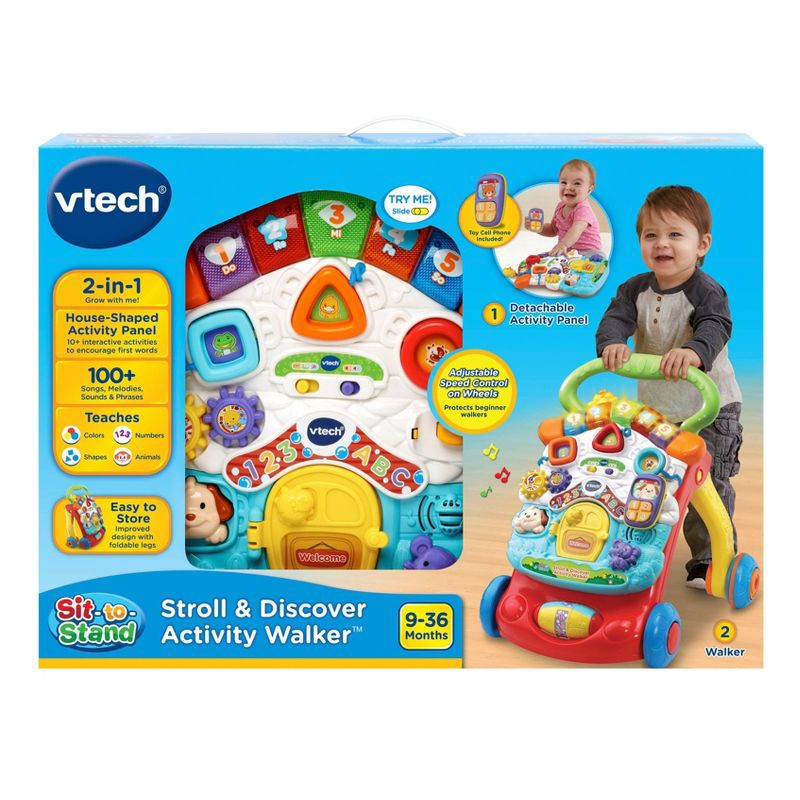 slide 9 of 9, VTech Stroll and Discover Activity Walker, 1 ct