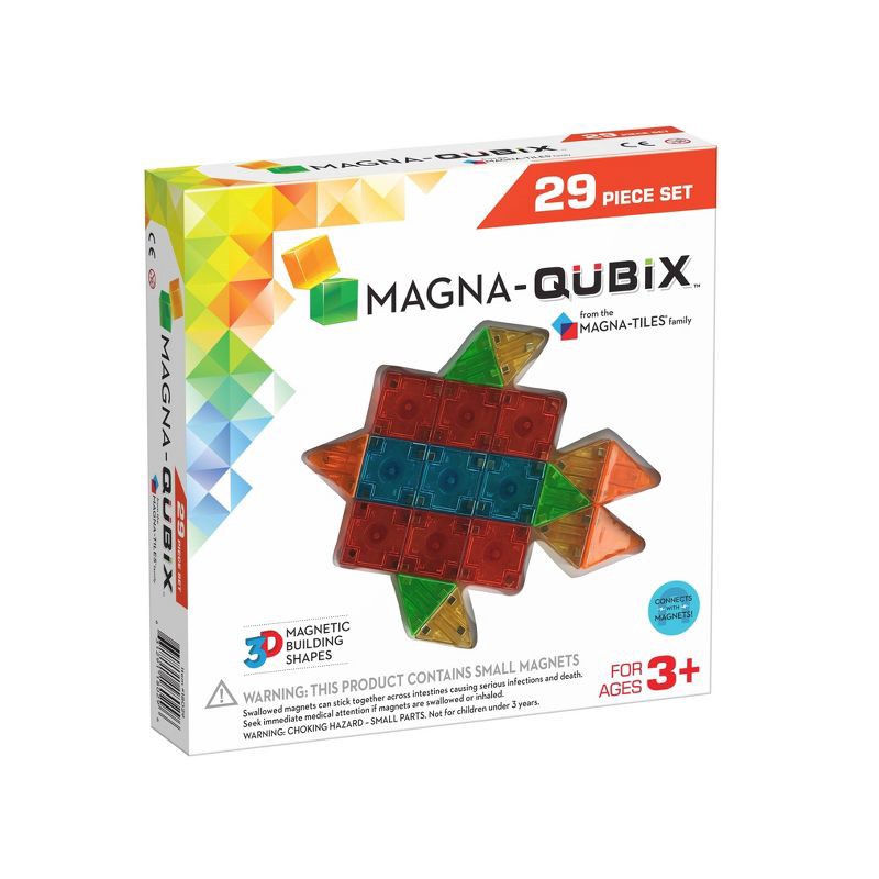 slide 1 of 1, Magna-Tiles MAGNA-QUBIX 29pc Set, 29 ct