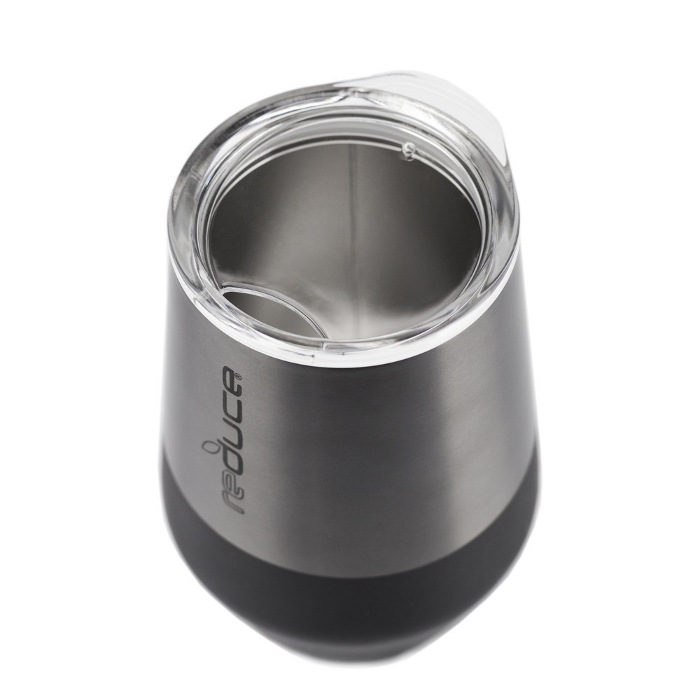 slide 3 of 4, Reduce 12oz Stainless Steel Wine Tumbler Charcoal, 12 oz