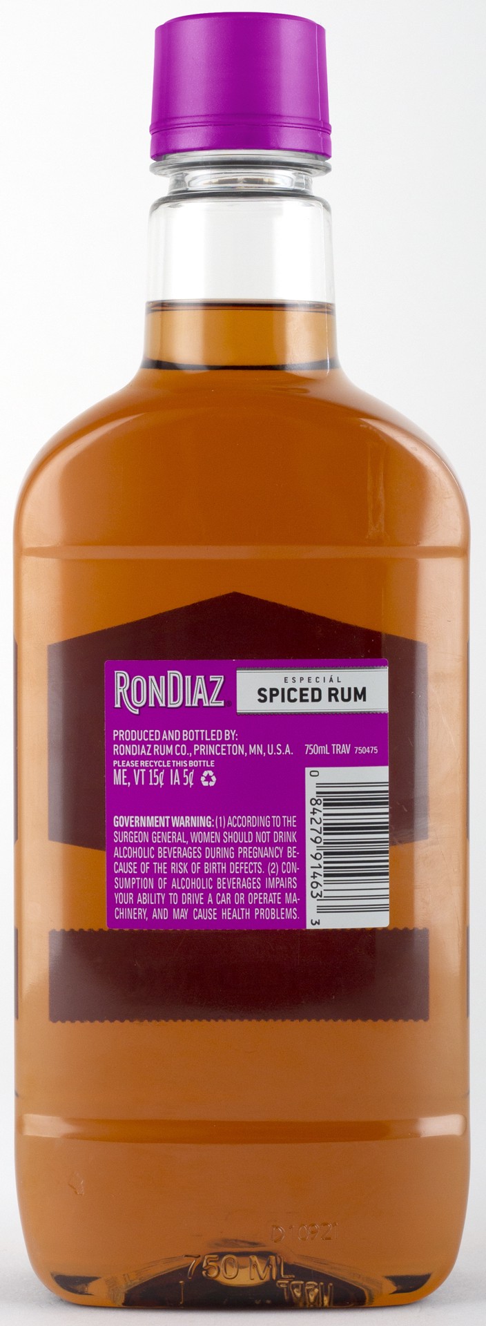 slide 2 of 3, Rondiaz Spiced Rum, 750 ml