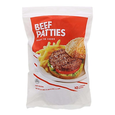 slide 1 of 1, Birchwood Soy Beef Patties, 10 ct