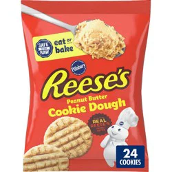 Pillsbury Ready-to-Bake Reese's Peanut Butter Cookie Dough - 16oz/24ct