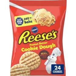 Pillsbury Ready-to-Bake Reese's Peanut Butter Cookie Dough - 16oz/24ct