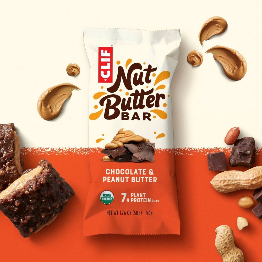 Clif Bar Nut Butter Filled Chocolate Peanut Butter Bars 1.76 Oz Box Of 12  Bars - Office Depot