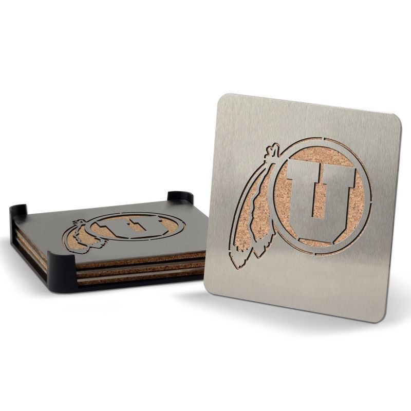 slide 1 of 3, NCAA Utah Utes Boasters Coaster, 1 ct