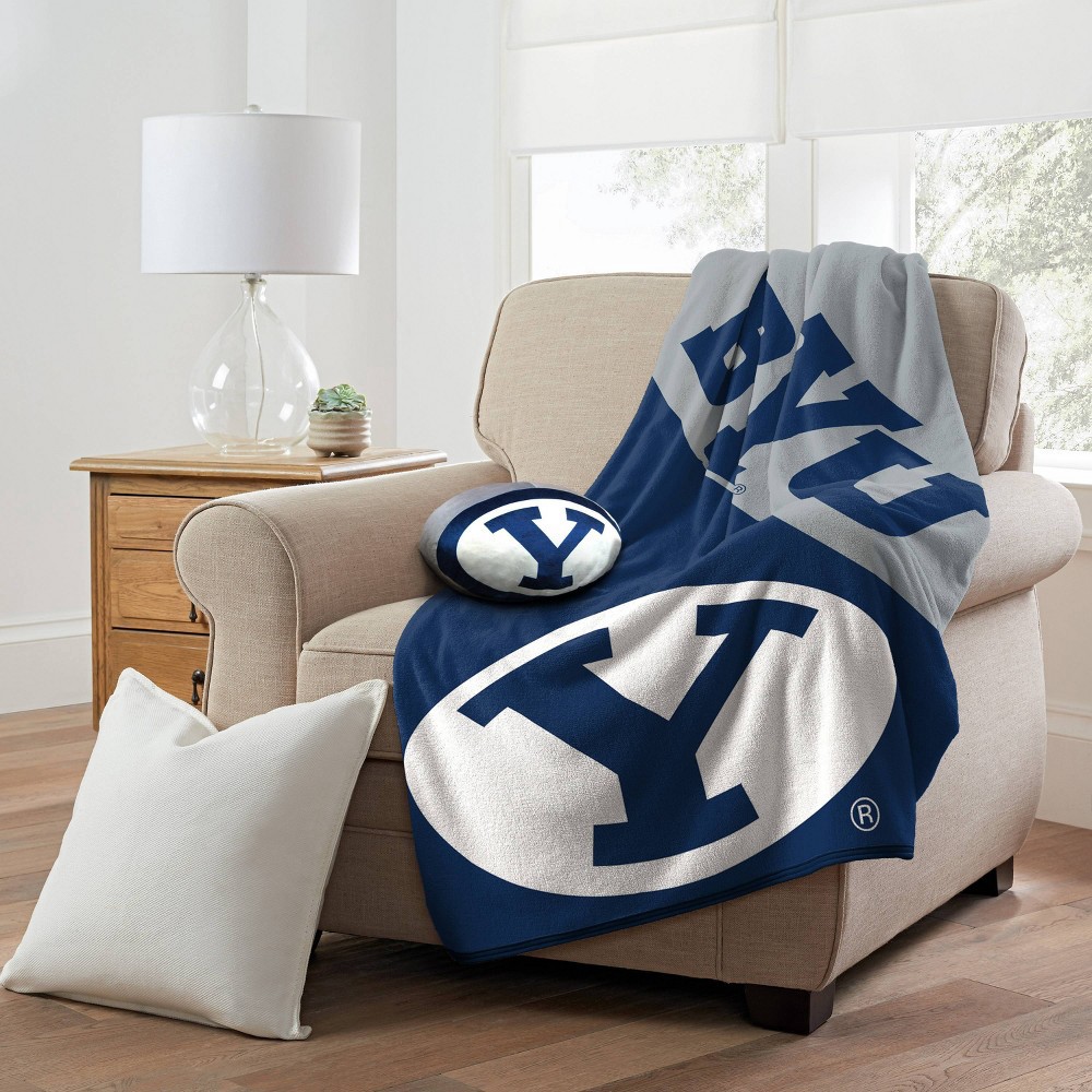 slide 3 of 3, NCAA BYU Cougars Cloud Pillow, 1 ct