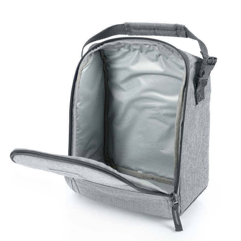 slide 2 of 8, Fulton Bag Co. Flip Down Lunch Bag - Gray, 1 ct