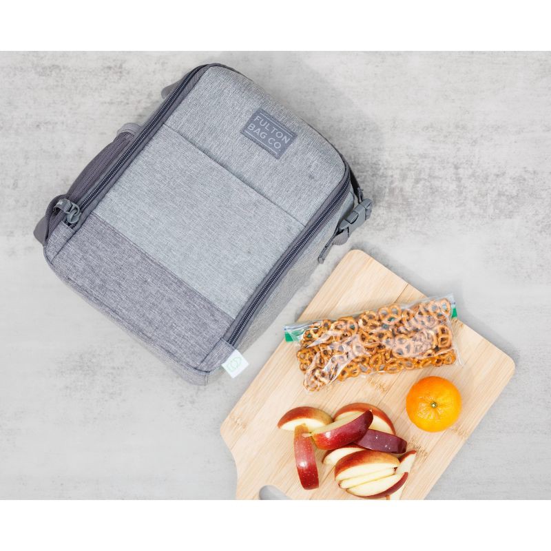 Fulton Bag Co. Flip Down Lunch Bag - Gray