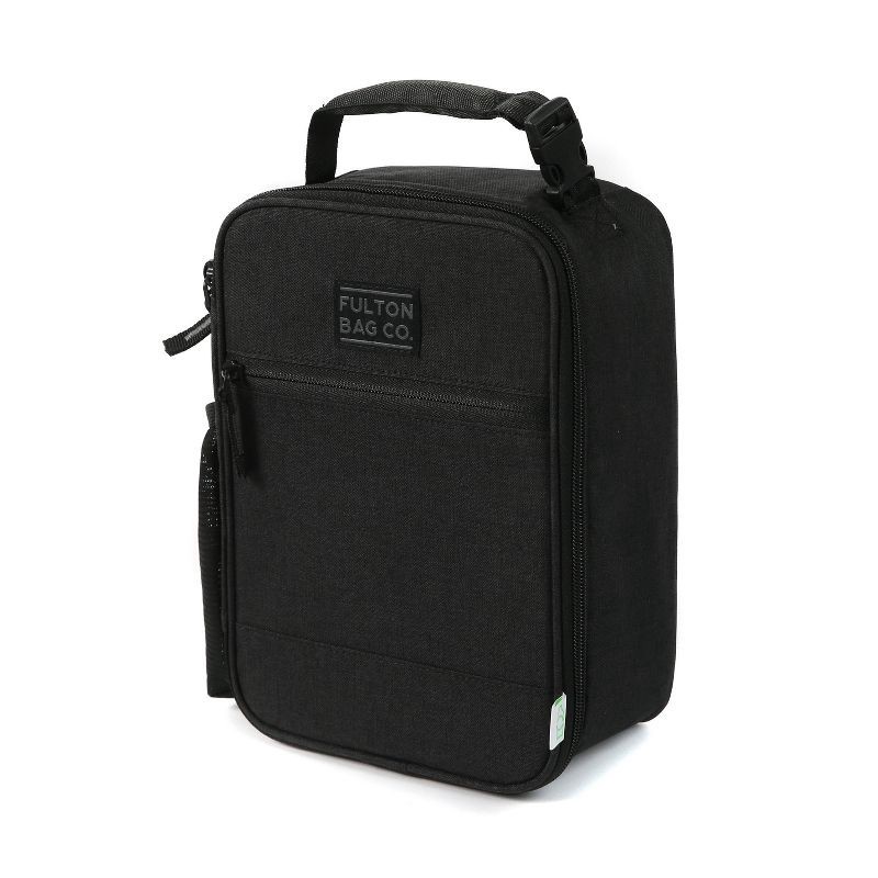 slide 2 of 15, Fulton Bag Co. Upright Lunch Bag - Black, 1 ct