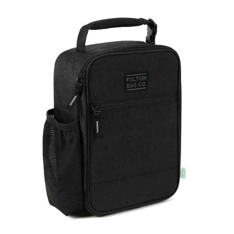 slide 3 of 15, Fulton Bag Co. Upright Lunch Bag - Black, 1 ct