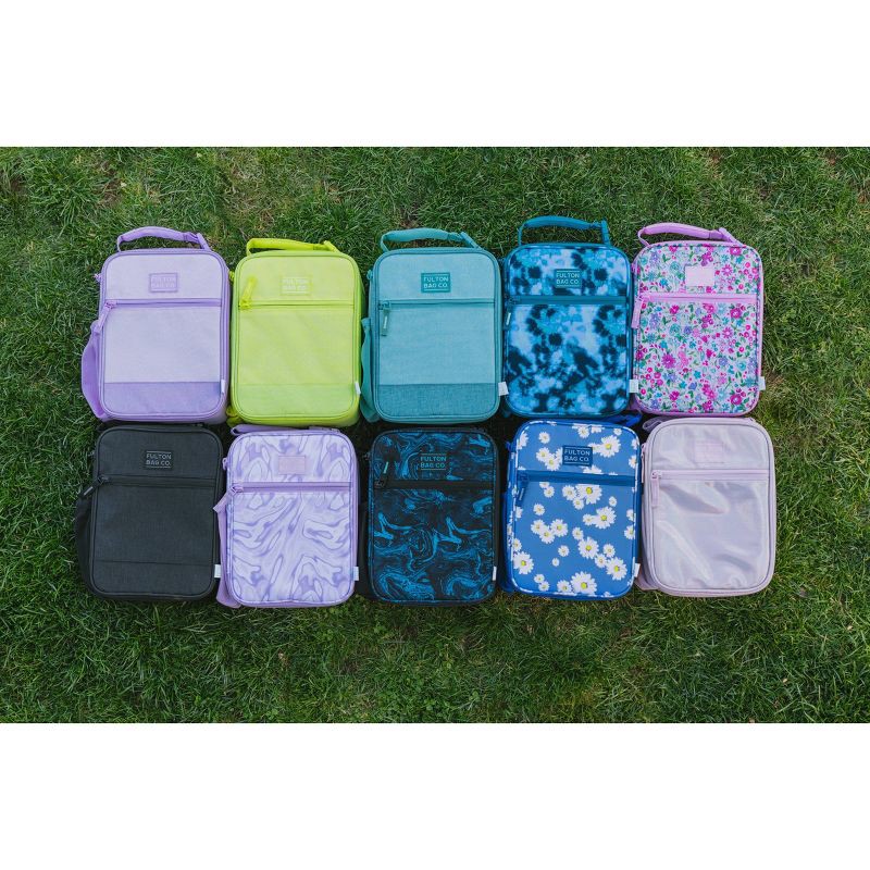 slide 14 of 18, Fulton Bag Co. Upright Lunch Bag - Black: BPA-Free, Solid Pattern, Zipper Closure, 1 ct