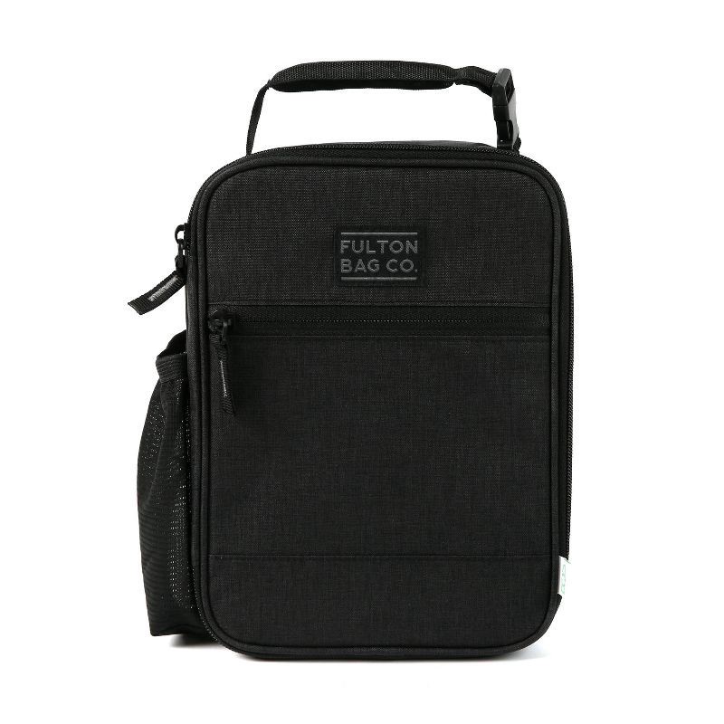 slide 1 of 14, Fulton Bag Co. Upright Lunch Bag - Black, 1 ct