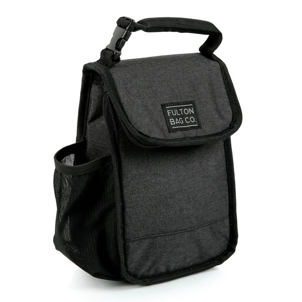 slide 3 of 9, Fulton Bag Co. Lunch Sack - Black, 1 ct