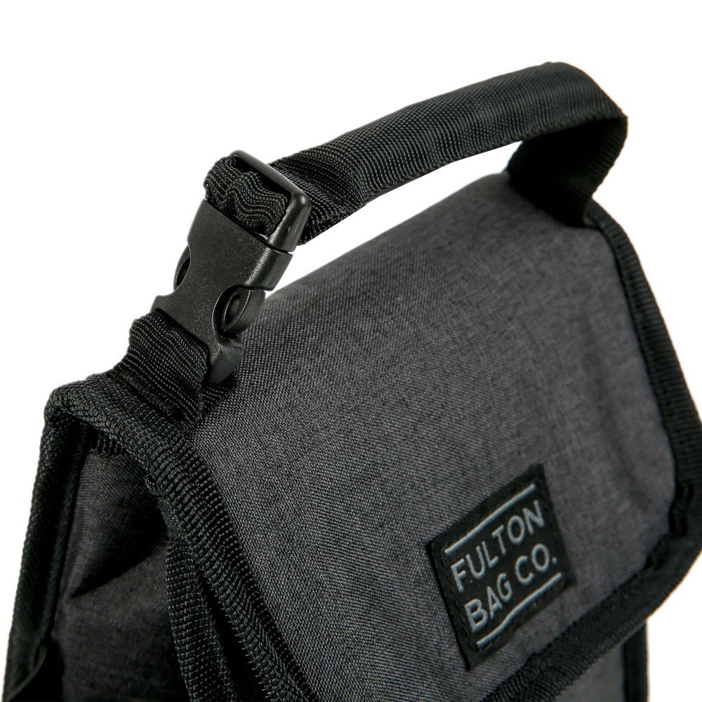 slide 8 of 9, Fulton Bag Co. Lunch Sack - Black, 1 ct