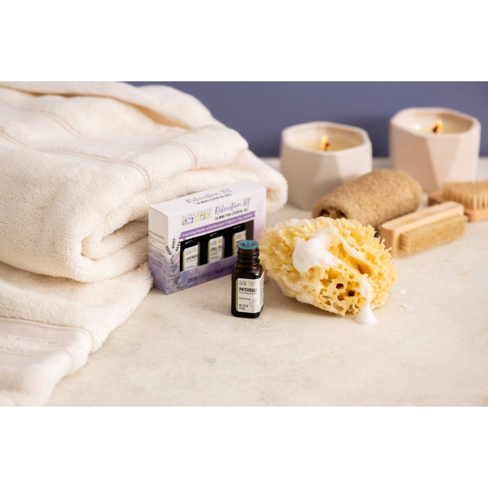 slide 8 of 8, Aura Cacia Discover Relaxation Kit - 4ct/0.25 fl oz each, 4 ct, 0.25 fl oz