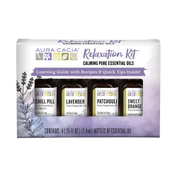 Aura Cacia Discover Relaxation Kit - 4ct/0.25 fl oz each