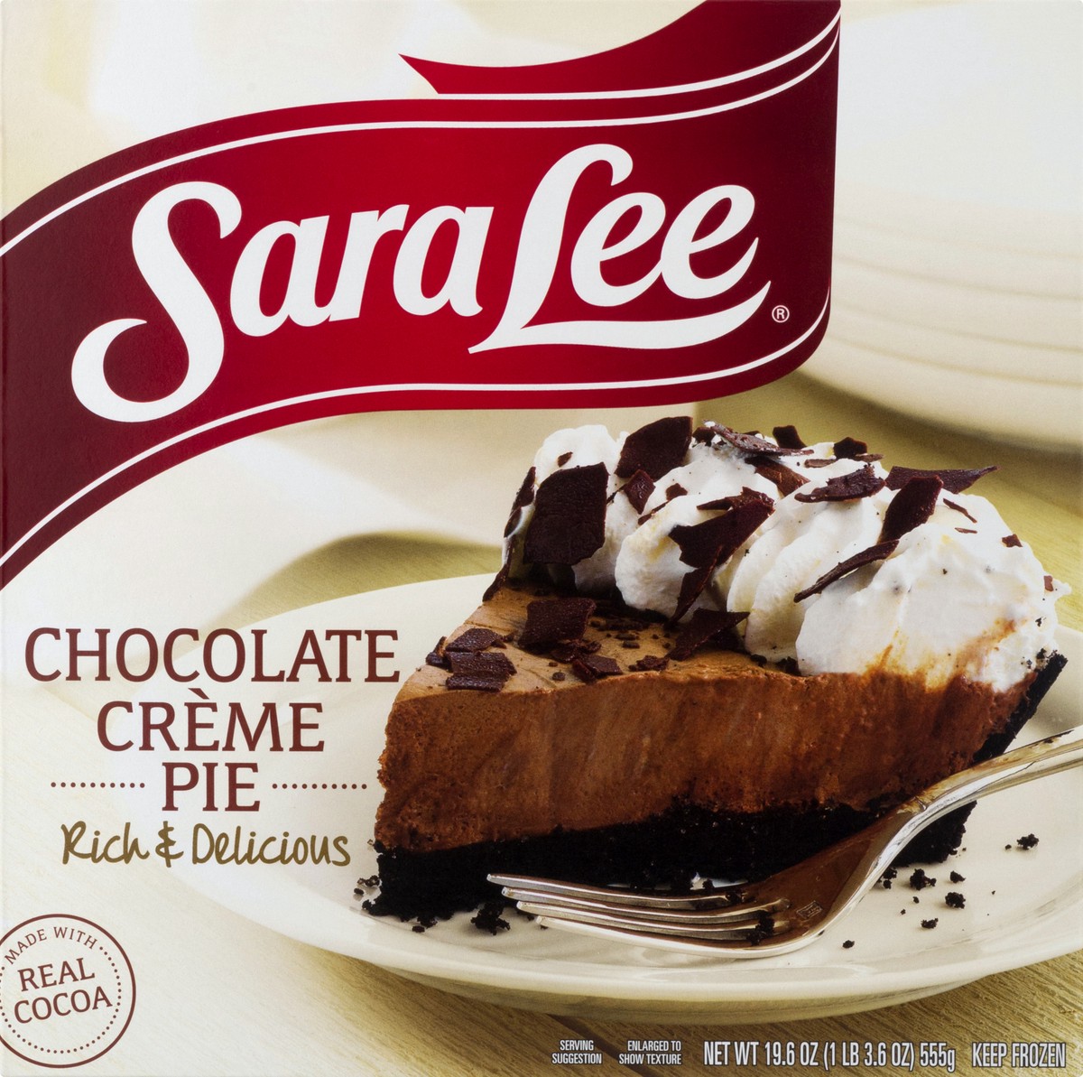 slide 3 of 13, Sara Lee Crème Pie Chocolate 19.6oz, 19.6 oz