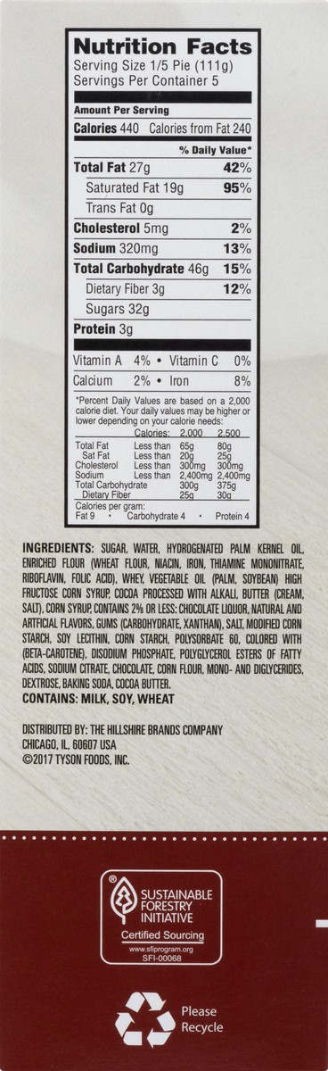 slide 7 of 13, Sara Lee Crème Pie Chocolate 19.6oz, 19.6 oz