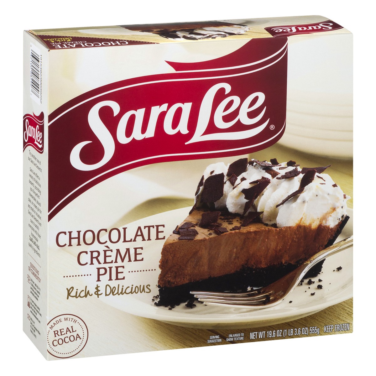 slide 2 of 13, Sara Lee Crème Pie Chocolate 19.6oz, 19.6 oz