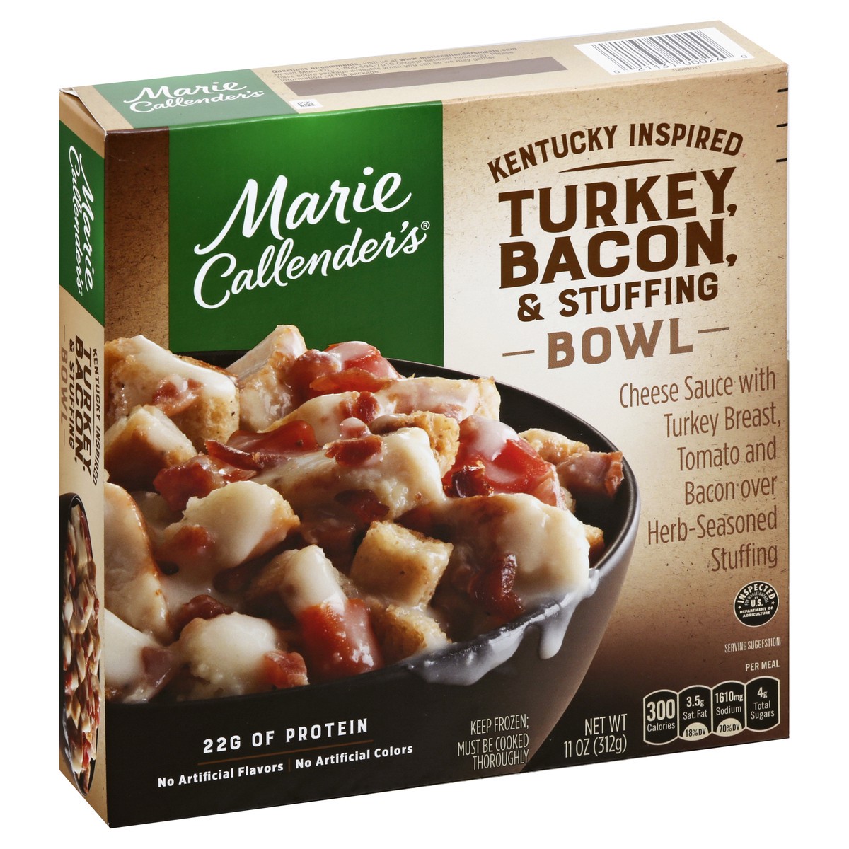 slide 6 of 10, Marie Callender's Turkey, Bacon & Stuffing Bowl 11 oz, 11 oz