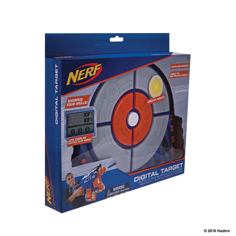 slide 4 of 11, NERF Elite Digital Light-Up Target, 1 ct