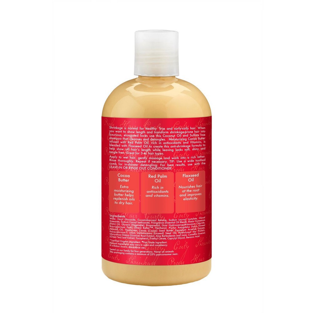 slide 3 of 5, SheaMoisture Red Palm Oil & Cocoa Butter Detangling Shampoo - 13.5 fl oz, 13.5 fl oz