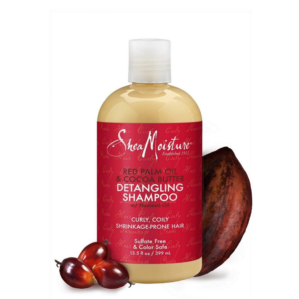 slide 5 of 5, SheaMoisture Red Palm Oil & Cocoa Butter Detangling Shampoo - 13.5 fl oz, 13.5 fl oz