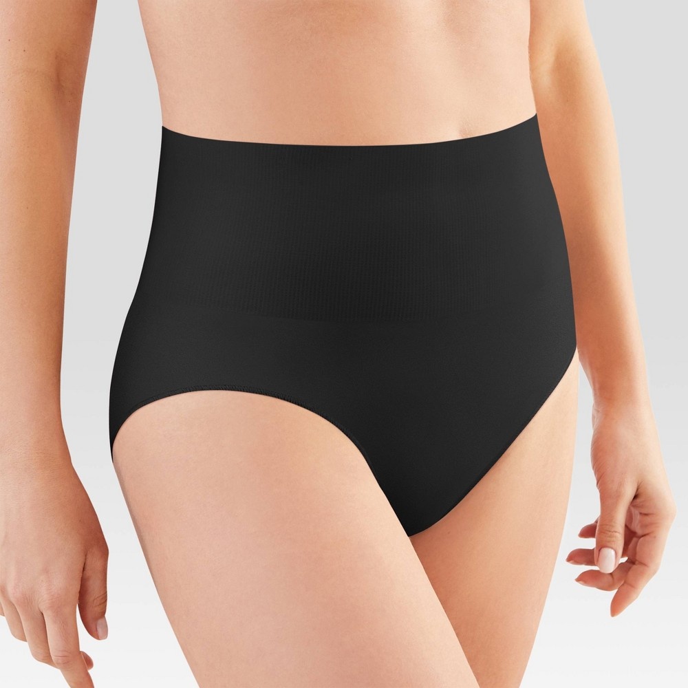 Maidenform Self Expressions Women's Tame Your Tummy Tailored Brief SE0051 -  Black L 1 ct