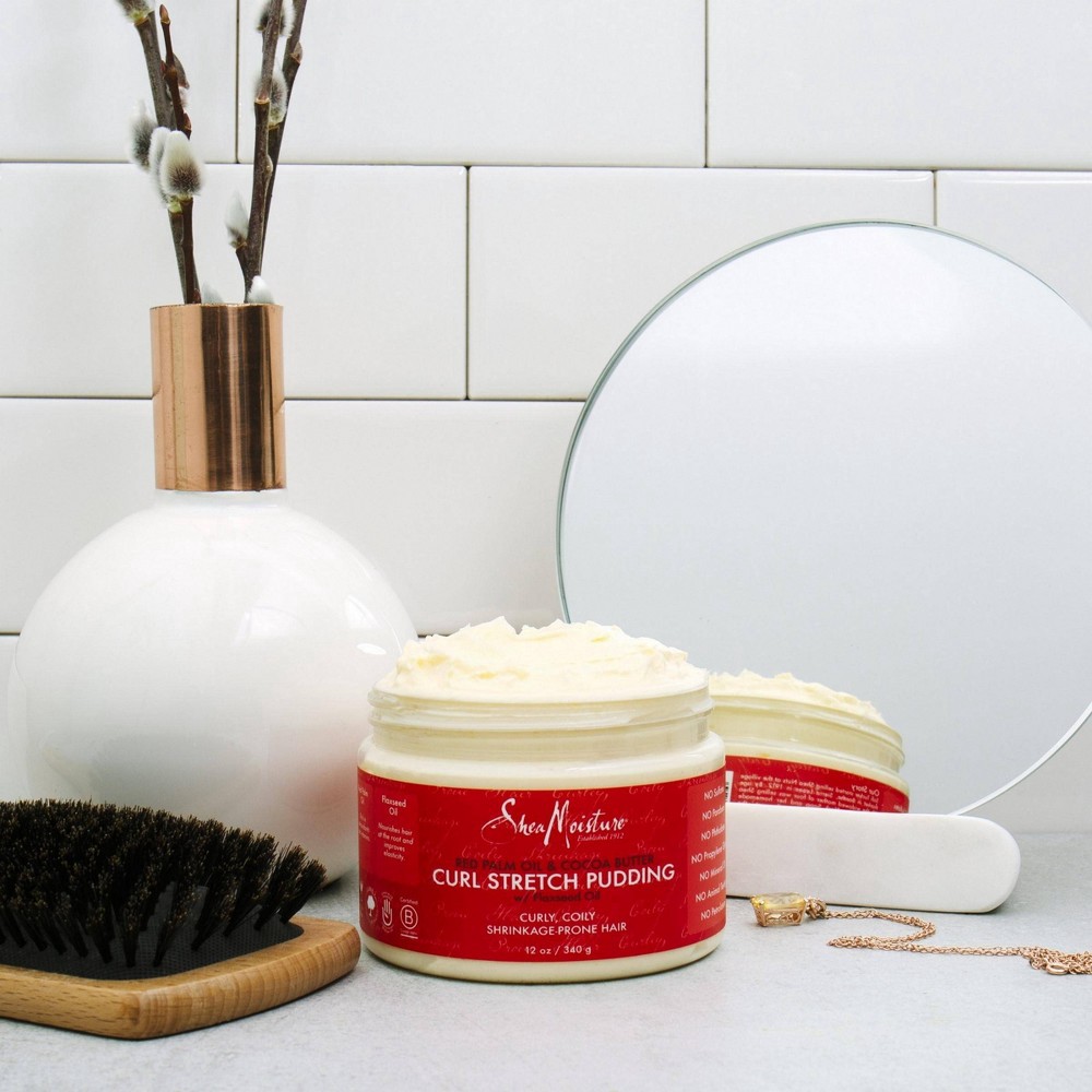 slide 5 of 6, SheaMoisture Red Palm Oil & Cocoa Butter Curl Stretch Pudding - 12oz, 12 oz