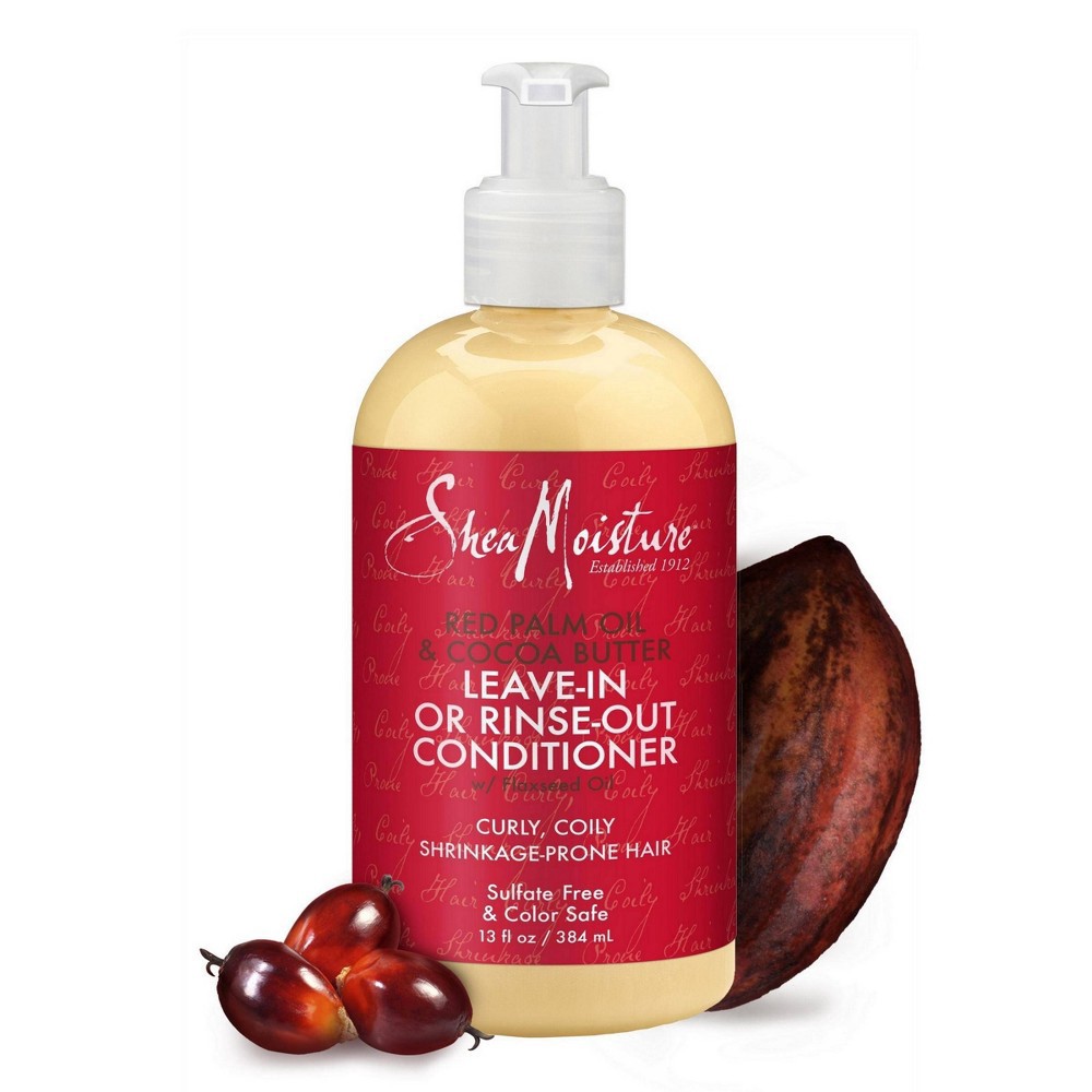 slide 6 of 6, SheaMoisture Red Palm Oil & Cocoa Butter Rinse Out or Leave In Conditioner - 13 fl oz, 13 fl oz