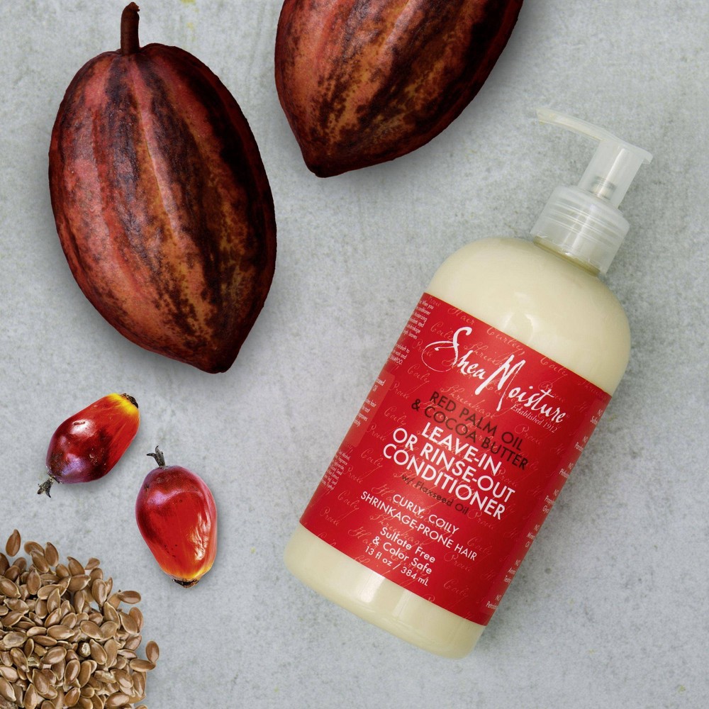 slide 4 of 6, SheaMoisture Red Palm Oil & Cocoa Butter Rinse Out or Leave In Conditioner - 13 fl oz, 13 fl oz