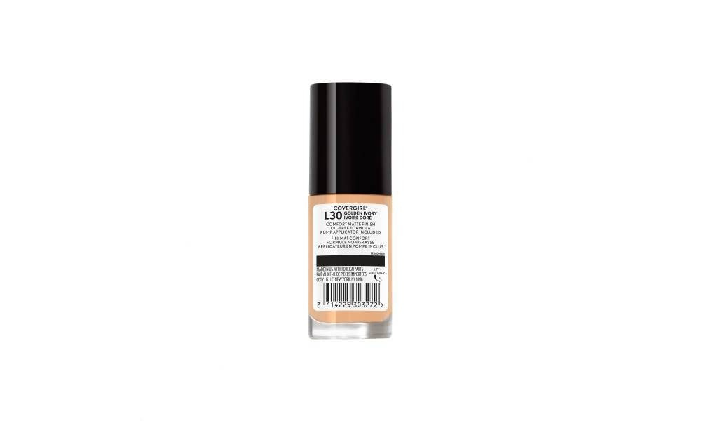 slide 3 of 5, COVERGIRL truBLEND Matte Made Foundation - L30 Golden Ivory, 1.01 fl oz