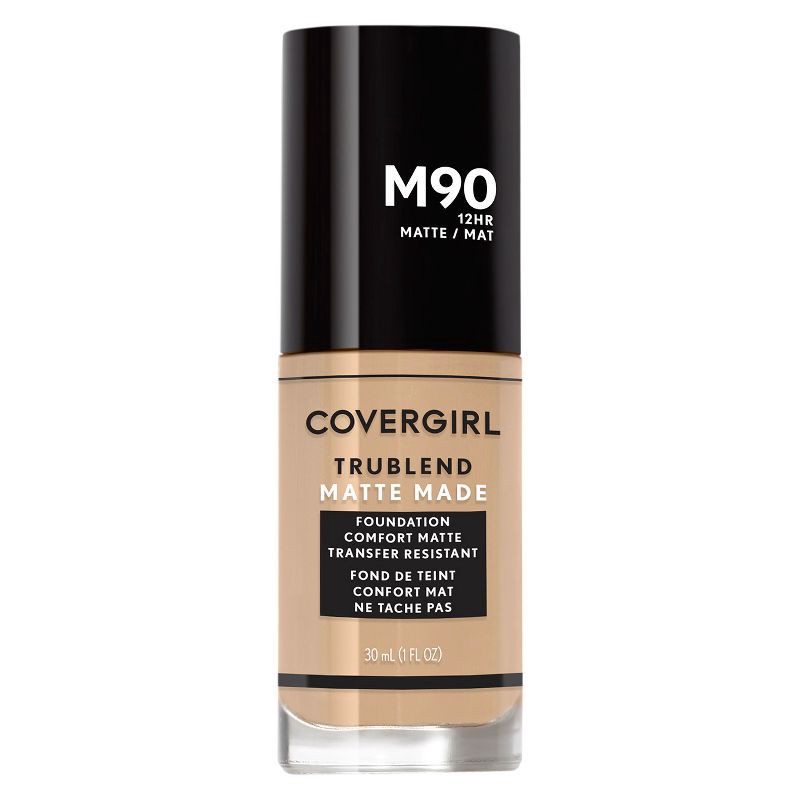 slide 1 of 2, COVERGIRL truBLEND Matte Made Foundation - M90 Perfect Beige - 1.01 fl oz, 1.01 fl oz