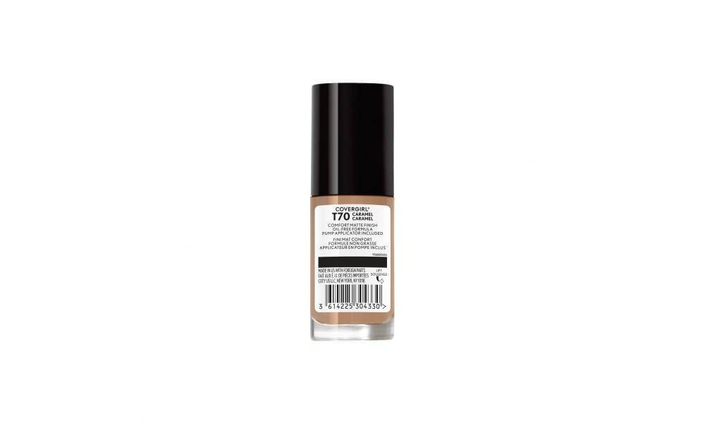 slide 5 of 5, COVERGIRL truBLEND Matte Made Foundation - T70 Caramel, 1.01 fl oz