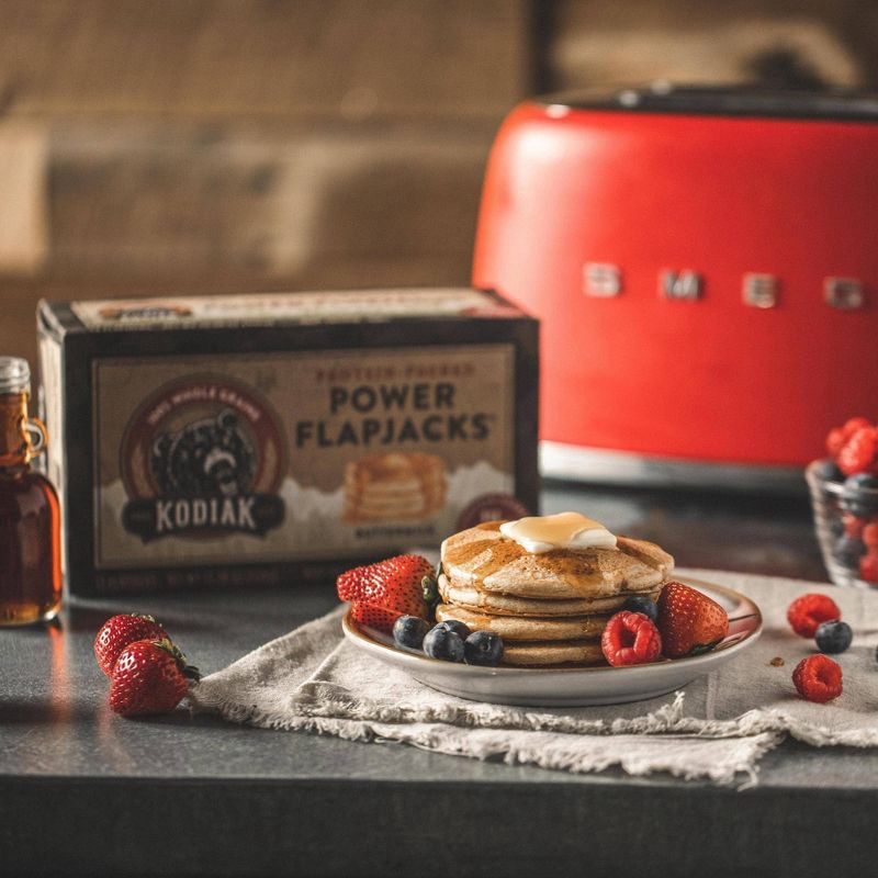 slide 4 of 5, Kodiak Cakes Kodiak Protein-Packed Power Flapjacks Buttermilk Frozen Pancakes - 12ct, 12 ct