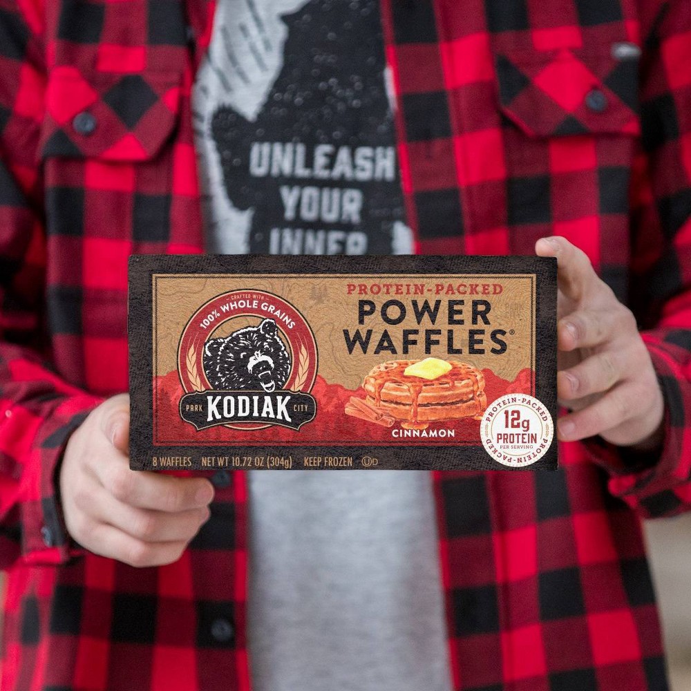 slide 5 of 6, Kodiak Cakes Cinnamon Waffle, 10.72 oz