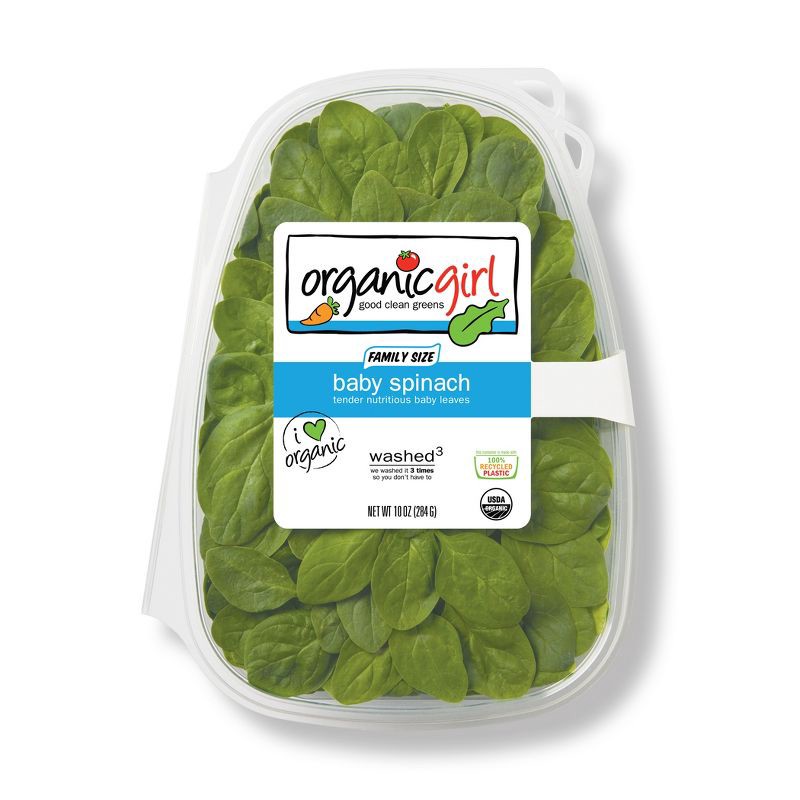 slide 1 of 1, organicgirl Baby Spinach - 10oz, 10 oz
