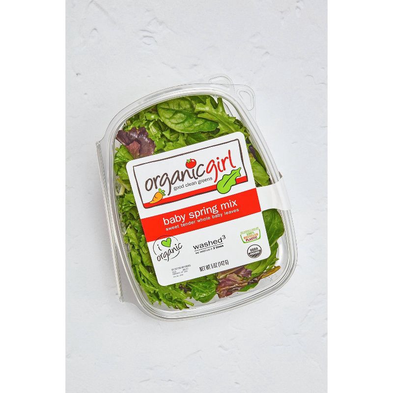 slide 3 of 3, organicgirl Fresh Baby Spring Mix - 5oz, 5 oz