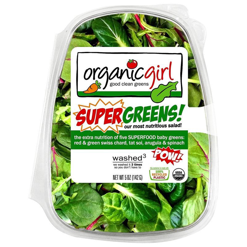 slide 1 of 4, organicgirl Fresh Super Greens! - 5oz, 5 oz